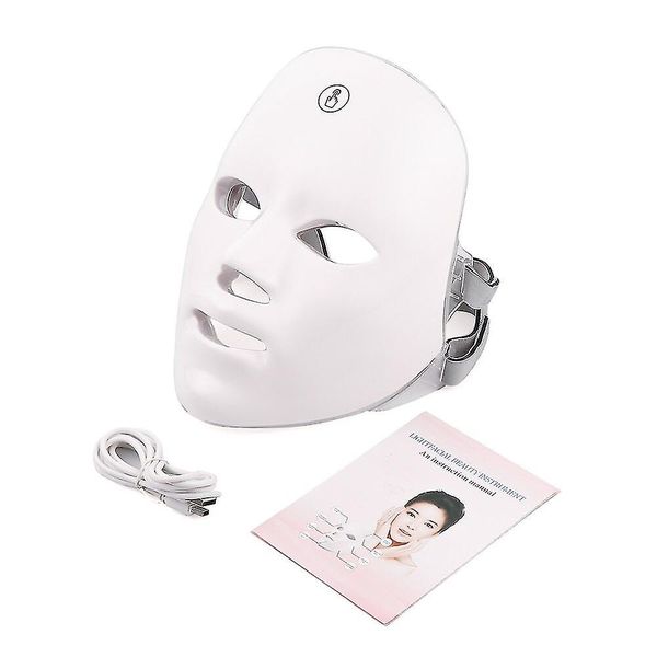 Usb Charge 7 Colors Led Facial Mask