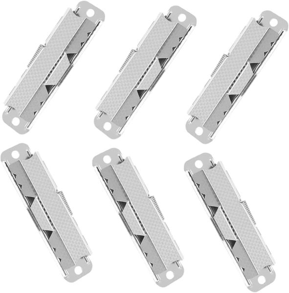 6 Pcs Metal Clipboard Clips Bill Clamps for Office and School Use Organize
