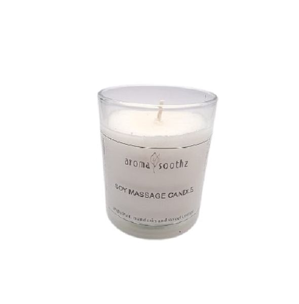 Aroma Soothz Massage Candle Grapefruit, Mandarin &amp; Sweet Orange