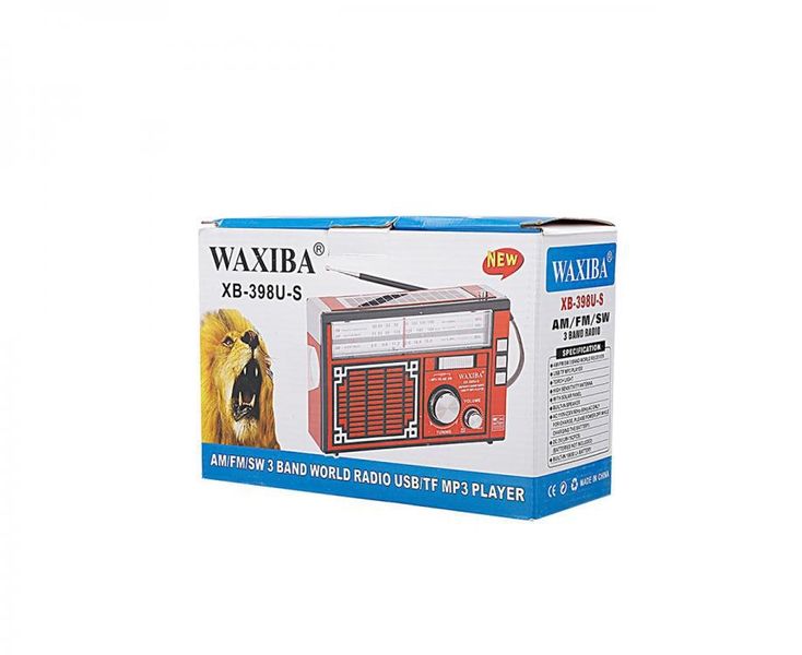 XB-398U-S Solar Radio Color box AM/FM/WS/USB/TF/SD/MP3 LED Lamp