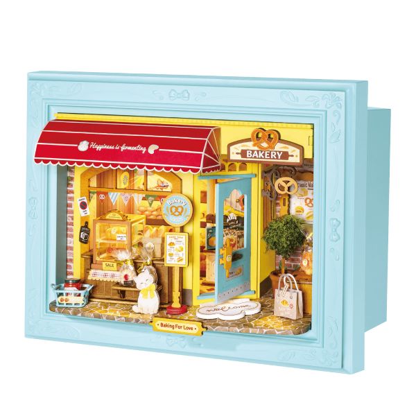 Rolife by Robotime Fluffy Cat Bakery 3D Wooden Puzzle