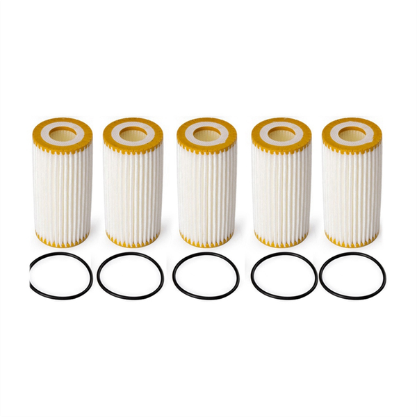 5 Set Oil Filter 06L115562B for Q7 4M 2Nd 2.0 40Tfsi Compatible with Audi