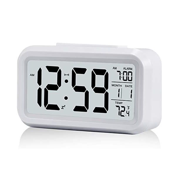 Digital Alarm Clock - Smart Night Back-Light Easy Operation Clock for ...