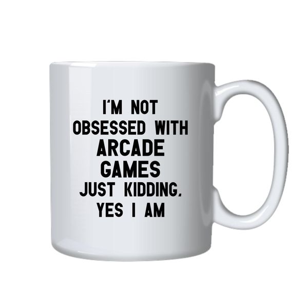 Arcade Games Coffee Mug Best Gamers Gift Idea for Birthday Christmas