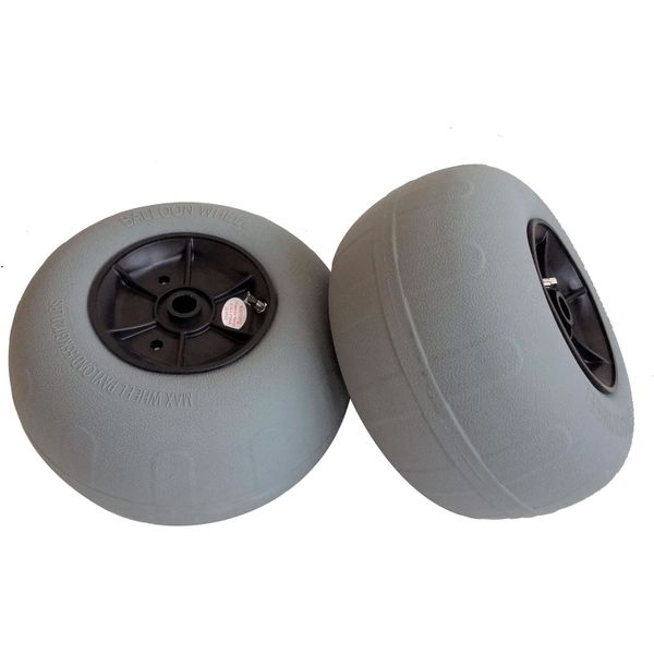 12" Balloon Beach Wheels (2-Pack) - All-Terrain Polyurethane Tyres