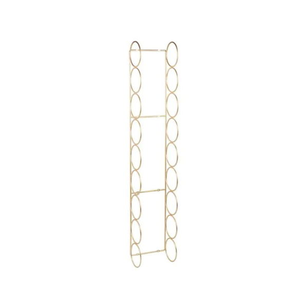 Tabletop 9 Wine Holders - Brushed Gold