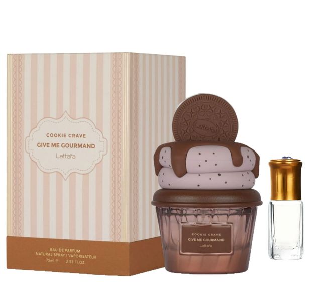 Cookie Crave - Give Me Gourmand - 75ml EDP by Lataffa + Perfume Oil