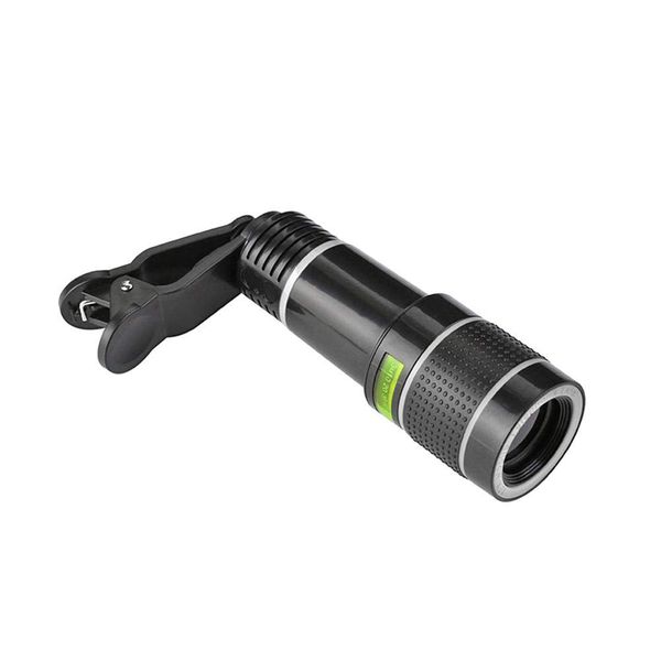 Universal 20X Zoom Telephoto Lens External Mobile Phone Camera Lens w/Clip