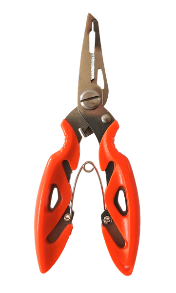 Multi-Tool Fishing Pliers - Orange - Small