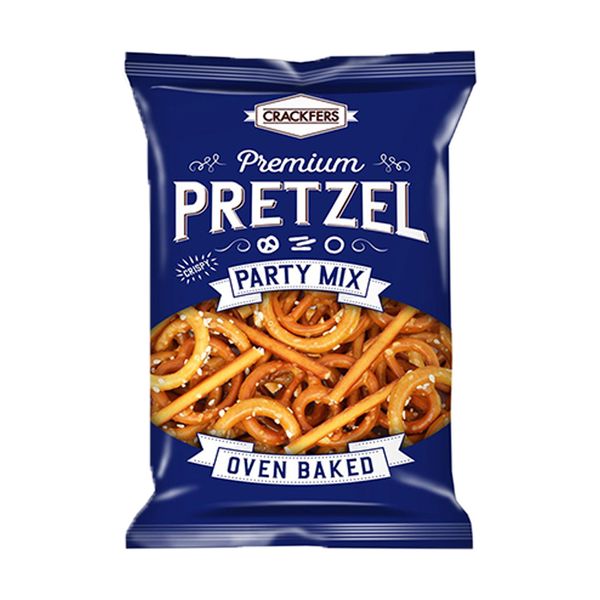 Crackfers Pretzels Premium Pretzels Party Mix - 2 Pack x 200g