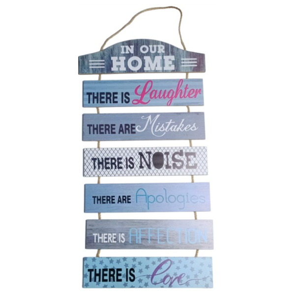 JJ0383 Wooden Wall Hang Decor - 62cm