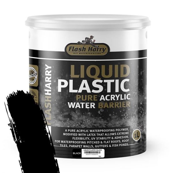 Flash Harry - Liquid Plastic Black 1L