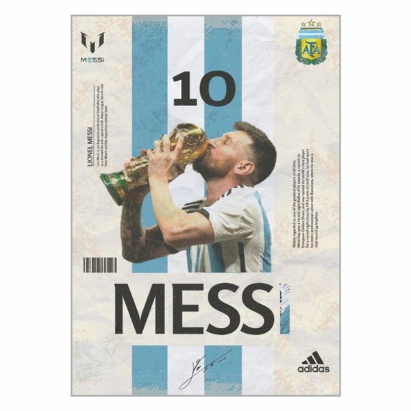 Messi 10 Argentina Poster - A1