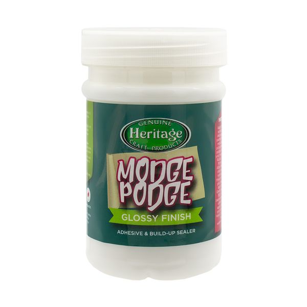 Heritage Modge Podge Gloss - Adhesive &amp; Build-up Sealer - 250ml