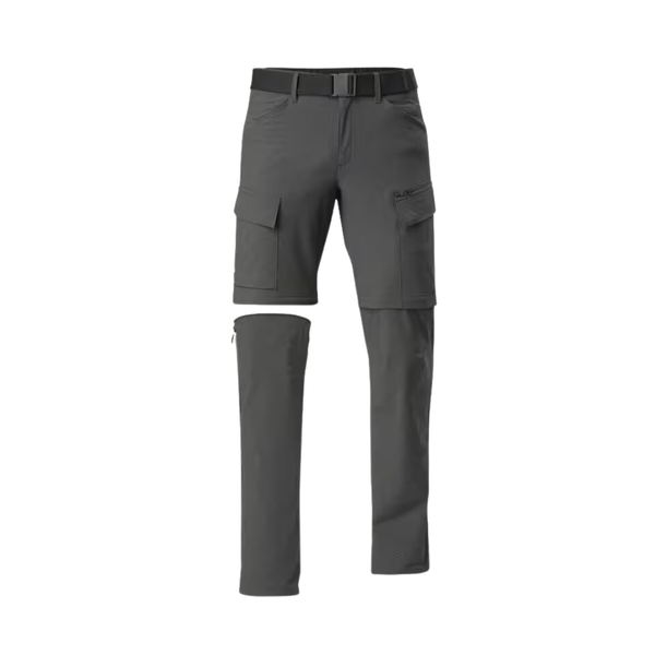 Forclaz Men's 2-in-1 Modular Trekking Trousers - Trek900 - Grey