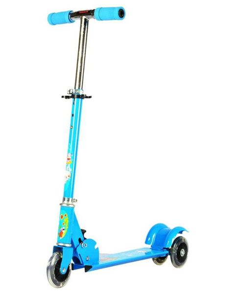 Deal 3 Wheel Kick Scooter with LED Wheels for Kids