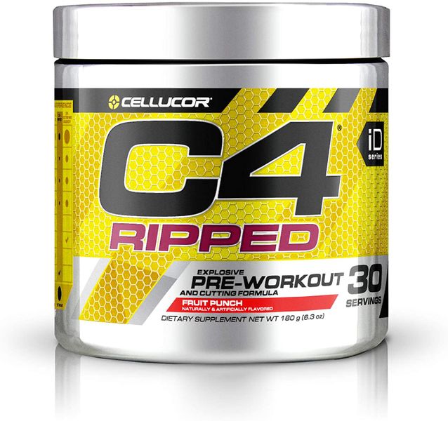 Cellucor C4 Ripped Pre-Workout Powder Tropical Punch - 180g