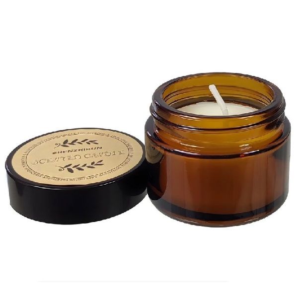 Dry Wax White Musk Flavored Scented Candle