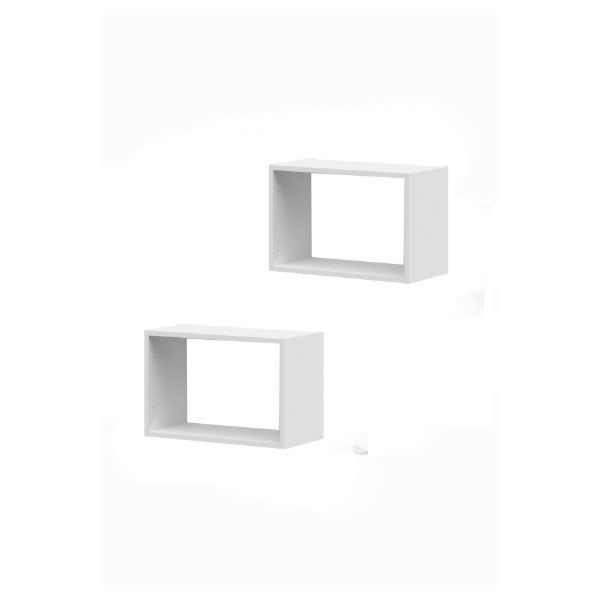 Twin Floating Wall Shelves White Buy Online in South Africa