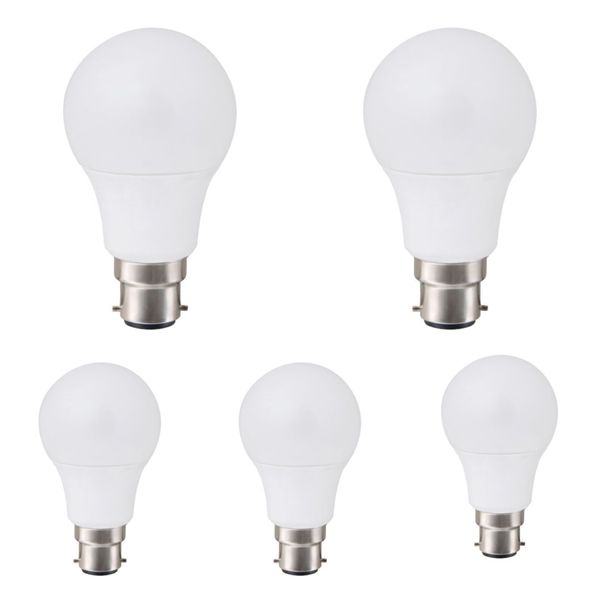 5 Pack - LED 18w Light Bulb B22 Bayonet