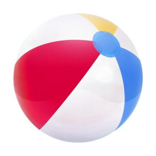 51cm Big Pool &amp; Beach Ball - Glossy Panel - Big Inflatable Beach Balls