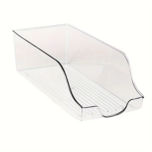 Clear Plastic Pop Soda Can Dispenser Beverage Refrigerator Holder