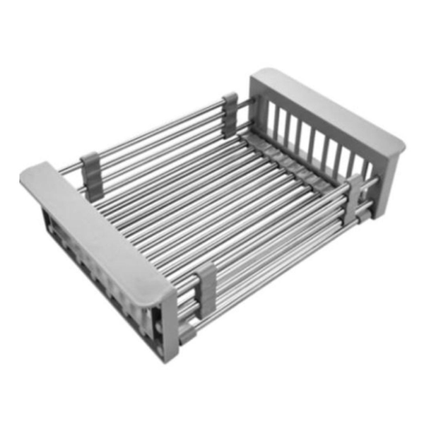 Telescopic Drain Basket - Adjustable Dish Drainer Extendable Sink