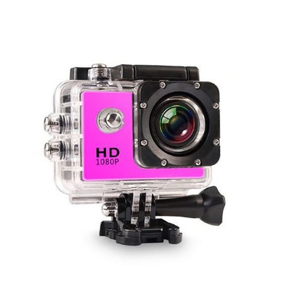 Waterproof HD Sports Camera 1080P-Pink