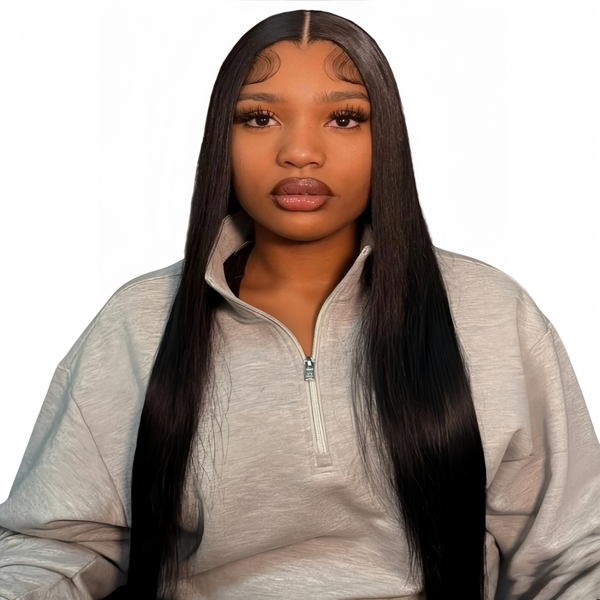 Marigold 26 inch Straight Wig - Human Hair with 13x4 Lace Front