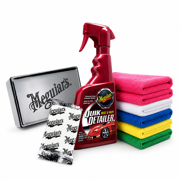 Meguiar's Clay Bar &amp; Quick Detailer Combo With 3 Cloths