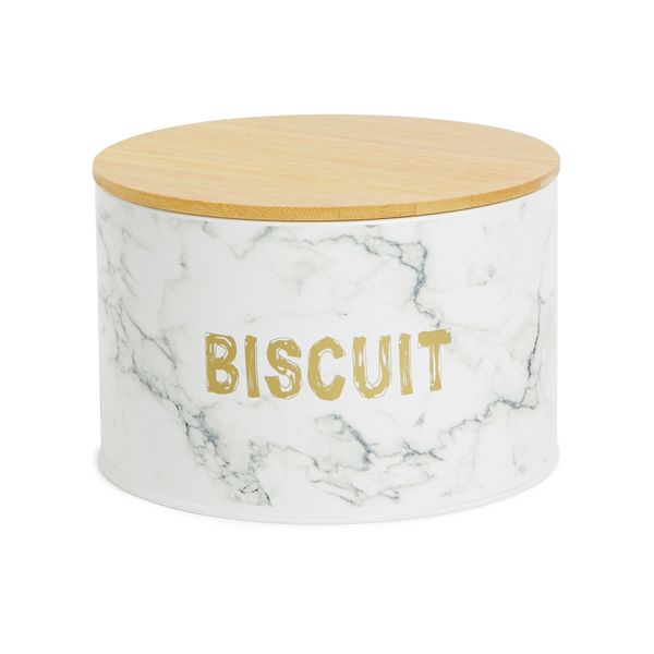George &amp; Mason - Marble Biscuit Box