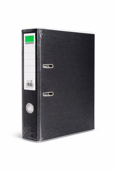 A4 Lever Arch File - Black With Strong Metal Mechanisms-10 x Files