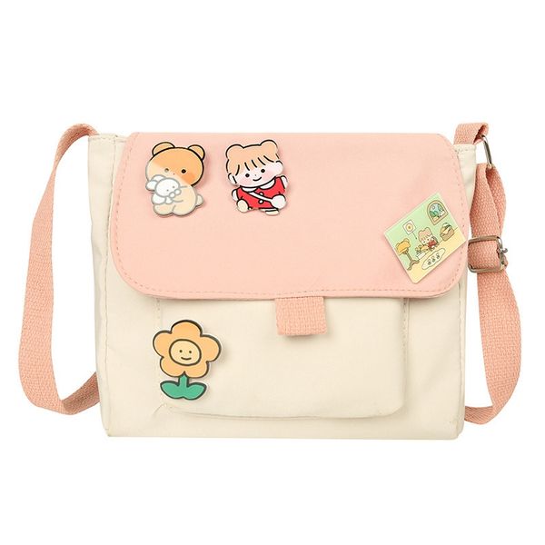 Cute Small Bag Student Shoulder Bag Harajuku Messenger Bag Black