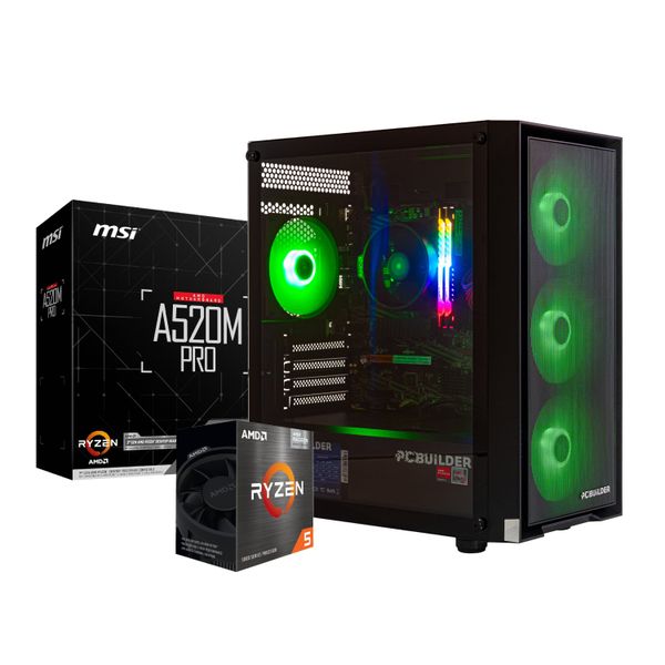 PCBuilder Ryzen 5 5600GT DEFENDER Windows 11 Gaming PC