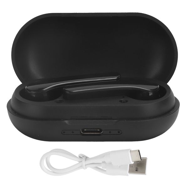 TWS Wireless Bluetooth 5.0 Headset Noise Reduction Sports Earphone Black