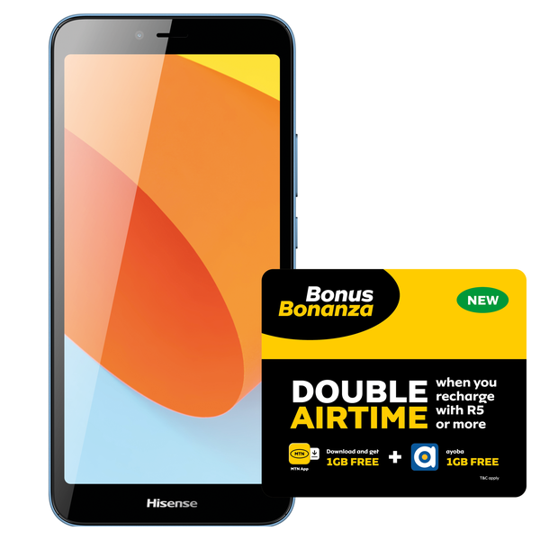 Hisense U70 Pro 32GB LTE Dual Sim - Blue + MTN SIM KIT &amp; LTE Device Promotion