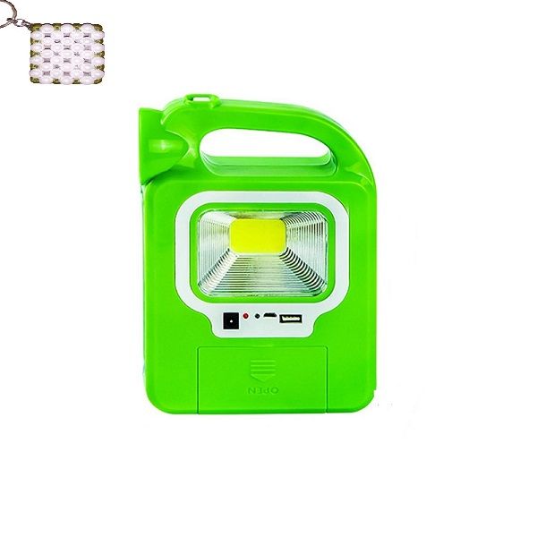 Solar Powered Emergency COB + LED Light+Key Holder