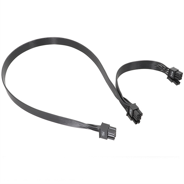 8 Pin Psu To Dual 6+2 Pin Pcie Power Cable For Thermaltake Gpu Cable