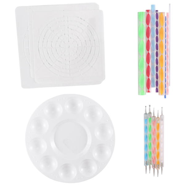 Mandala Dotting Stencil Tools Rock Painting Kit(17 Pack)