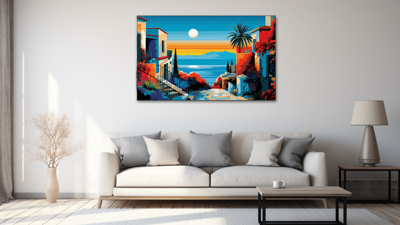 Canvas Wall Art - Mediterranean Creative Art - HD0230
