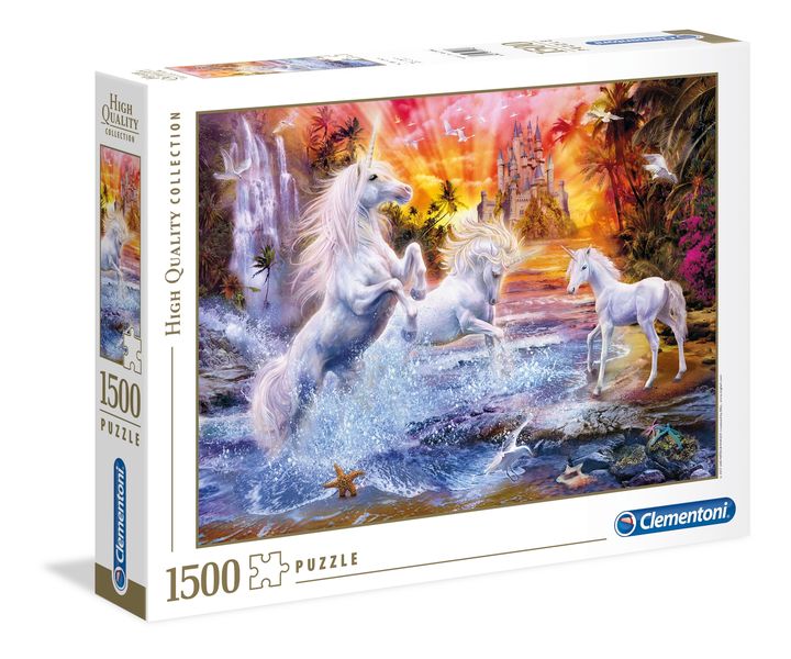 Clementoni 1500 Piece Puzzle - Wild Unicorns