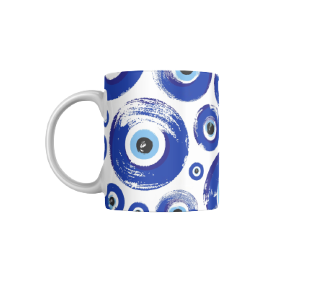 Evil Eye Mug in Gift Box Big Eyes