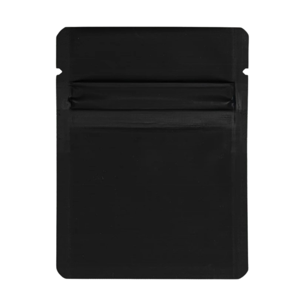 Black Matt Mylar Bag 1g 7cm x 9 cm - Pack of 1000