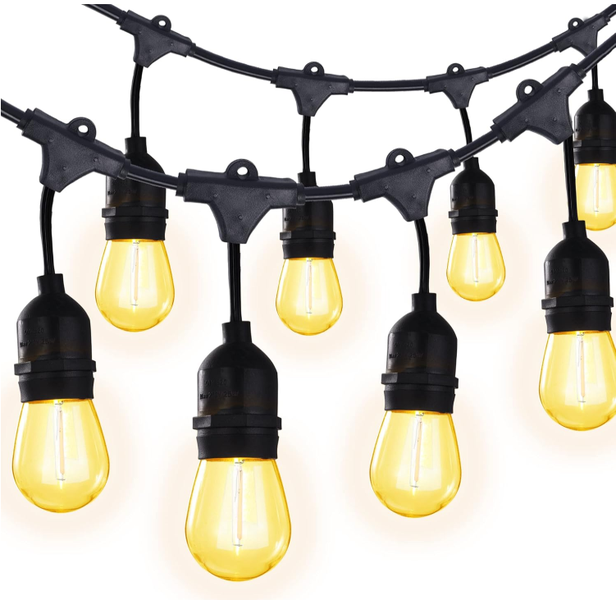 LED String Lights S14 LED Bulbs Light 10m 20 Bulbs Waterproof