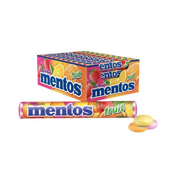 Mentos- Fruit Flavoured Chews 40 x 37.5g | Shop Today. Get it Tomorrow ...