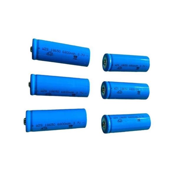 3.7V Lithium Battery 18650 6800mAh Pack of 6