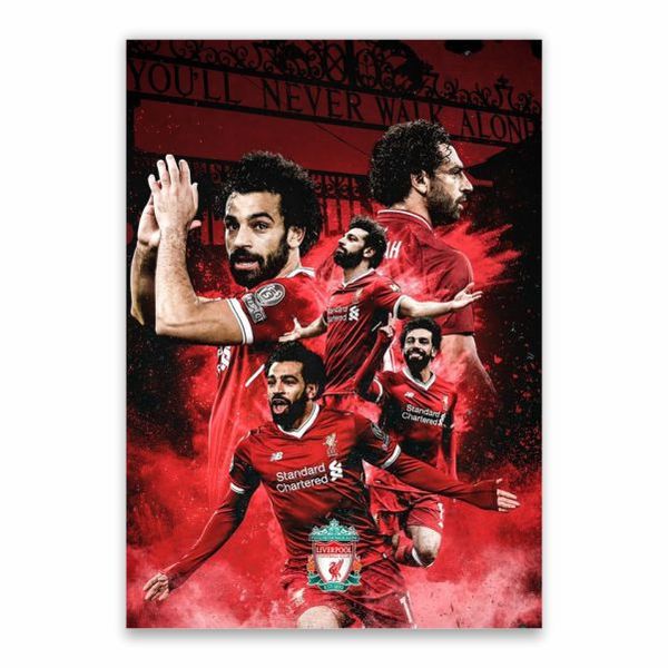Mo Salah Collage Liverpool Poster - A1