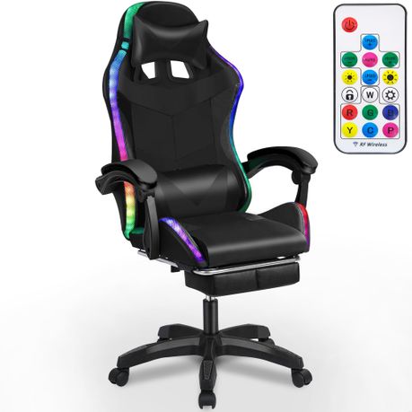 Gaming Chair High Back Computer Office Chair with Remote Control LED Light Image