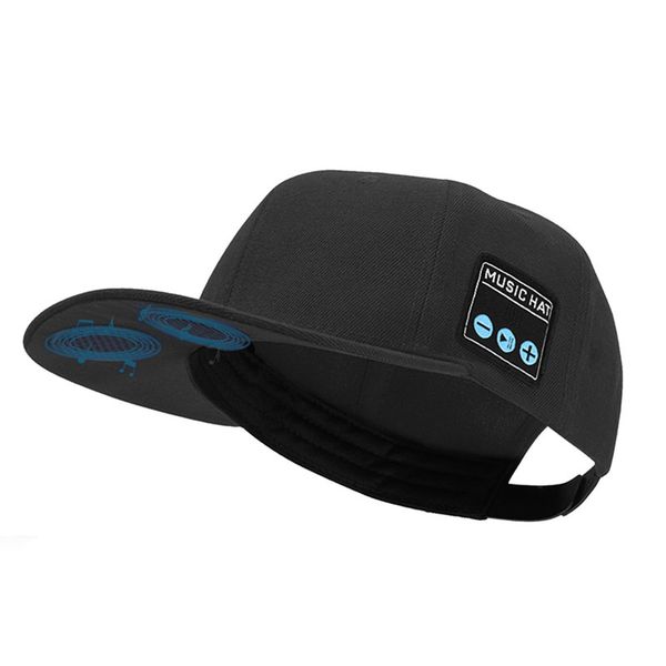 Speaker Baseball Cap,Sun Hat as Speaker,Bluetooth Speakers Earphone - Black