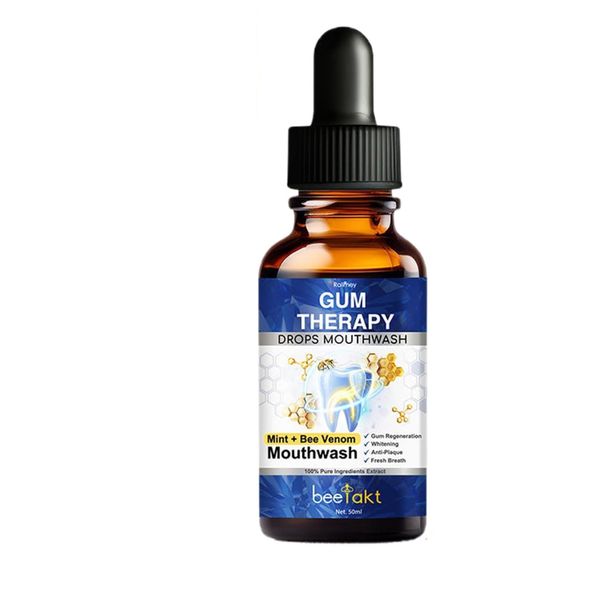 Gum Care Mouthwash Drops 50ml, Mint Oral Hygiene Concentrate